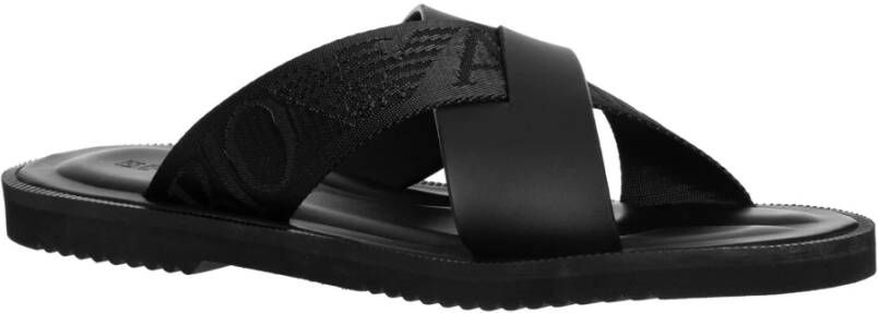 Emporio Armani Sandals Zwart Heren