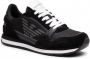 Emporio Armani Hoge kwaliteit heren sneakers voor stijlvol comfort Black Heren - Thumbnail 15