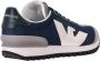 Giorgio Armani Blauwe Casual Synthetische Sneakers oor Heren Blue Heren - Thumbnail 7