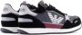 Emporio Armani Kleurrijke Multi-Texture Heren Sneakers Multicolor Heren - Thumbnail 6