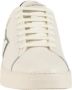 Emporio Armani Italiaanse Leren Sneakers met Ingelegd Adelaarslogo White Heren - Thumbnail 9