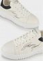 Emporio Armani Leren Sneakers met Geribbelde Rubberen Zool White Heren - Thumbnail 11