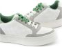 Emporio Armani Stijlvolle Leren Sneakers voor Heren White Heren - Thumbnail 4