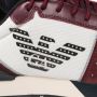 Emporio Armani Sneakers in suede met naabuk mesh -inzetstukken en laterale adelaar Rood Heren - Thumbnail 7