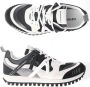 Emporio Armani Stijlvolle Zwarte Grijze Sneakers Black Heren - Thumbnail 2