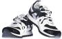 Emporio Armani Stijlvolle Zwart Grijze Sneakers - Thumbnail 4