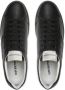 Emporio Armani Zwarte Leren Sneakers met Ingelegd Adelaarslogo Black Heren - Thumbnail 8