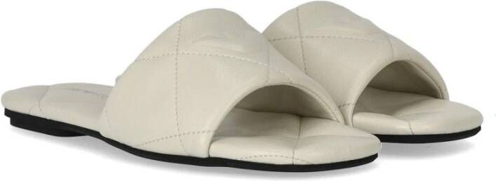 Emporio Armani Sliders Beige Dames