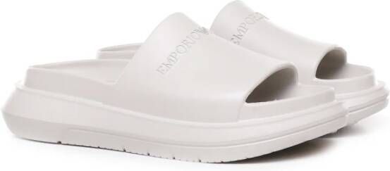 Emporio Armani Sliders Beige Heren