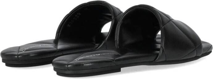 Emporio Armani Sliders Black Dames