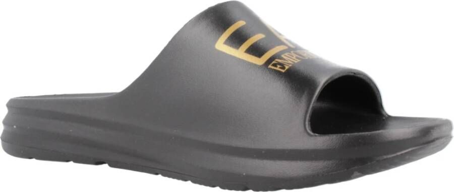 Emporio Armani Sliders Black Heren