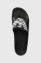 Emporio Armani Reliëf Logo Sliders Gemaakt in Italië Black Heren - Thumbnail 8