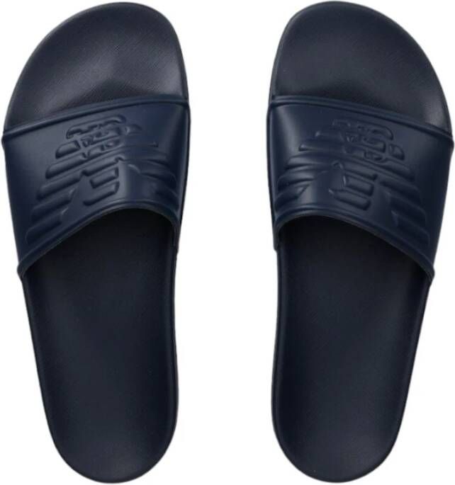 Emporio Armani Sliders Blue Heren