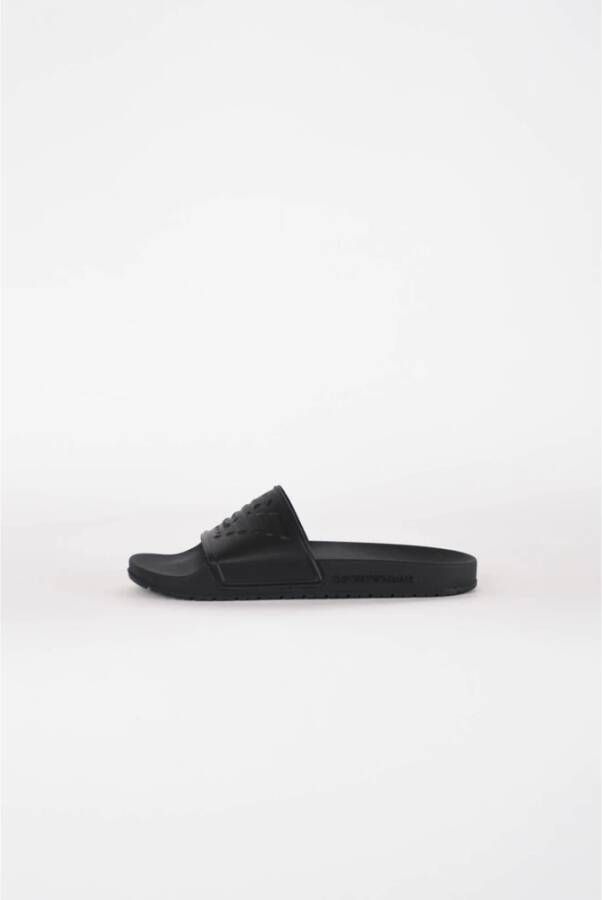 Emporio Armani Sliders Zwart Heren