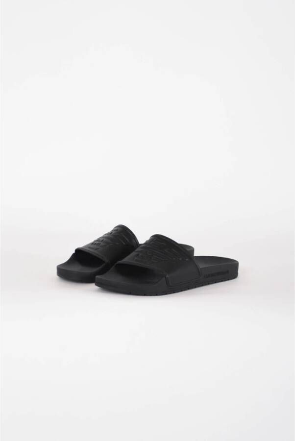 Emporio Armani Sliders Zwart Heren