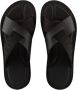 Emporio Armani Zwarte Jacquard Logo Sandalen Black Heren - Thumbnail 7