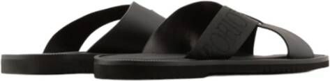 Emporio Armani Sliders Zwart Heren