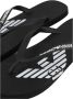 Emporio Armani Zwarte Sliders Stijlvol Model Black Heren - Thumbnail 2