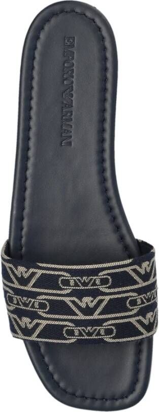 Emporio Armani Slippers met logo