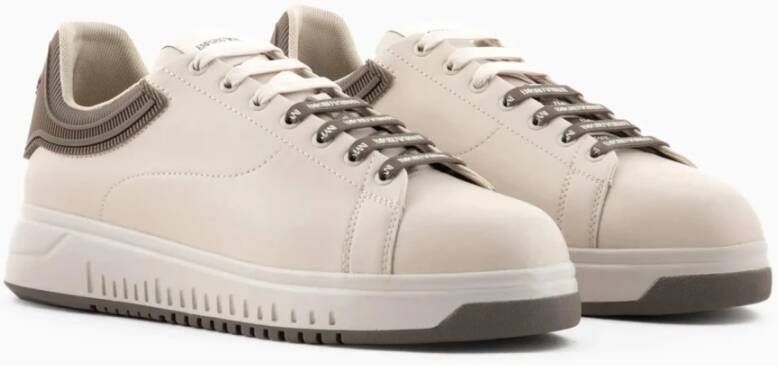 Emporio Armani Sneakers Beige Heren