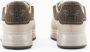 Emporio Armani Beige Rubberised-Logo Lage Sneakers Beige Heren - Thumbnail 4