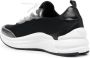 Emporio Armani Zwarte Casual Sneakers met Rubberen Zool - Thumbnail 3