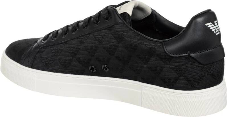Emporio Armani Stijlvolle Veterschoenen Black Heren