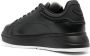 Emporio Armani Leren Vetersneakers met Rubberen Logo Black Heren - Thumbnail 4