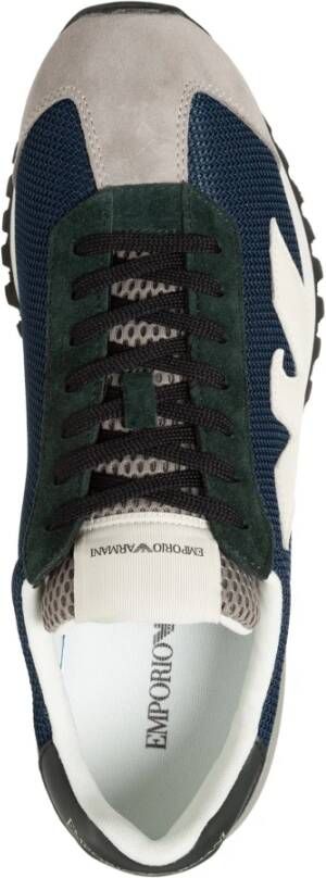 Emporio Armani Sneakers Blauw Heren