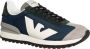 Giorgio Armani Blauwe Casual Synthetische Sneakers oor Heren Blue Heren - Thumbnail 3