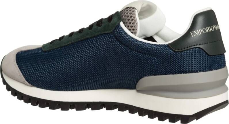 Emporio Armani Sneakers Blauw Heren