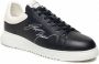 Emporio Armani Zwarte Leren Sneakers X4X264Xm Black Heren - Thumbnail 3