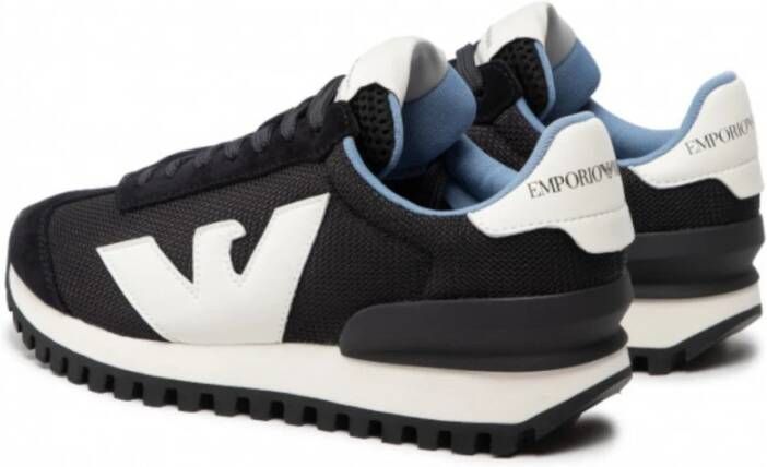 Emporio Armani Sneakers Blauw Heren