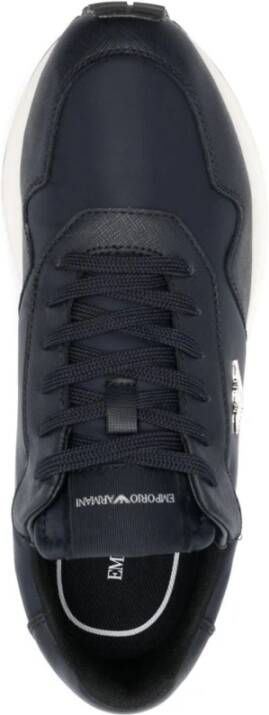 Emporio Armani Sneakers Blauw Heren