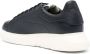 Emporio Armani Gehamerde leren herensneakers Blue Heren - Thumbnail 2
