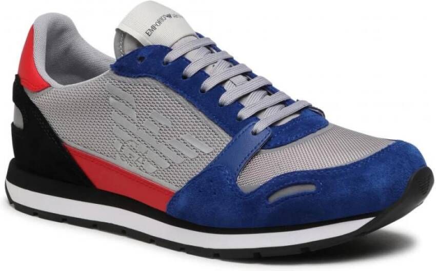 Emporio Armani Sneakers Blauw Heren