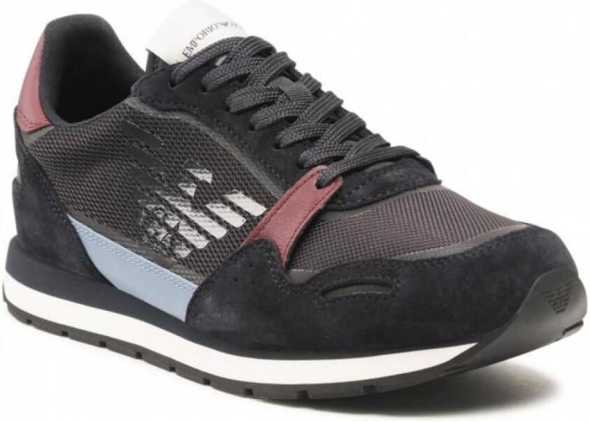 Emporio Armani Sneakers Blauw Heren