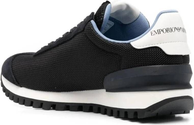 Emporio Armani Sneakers Blauw Heren