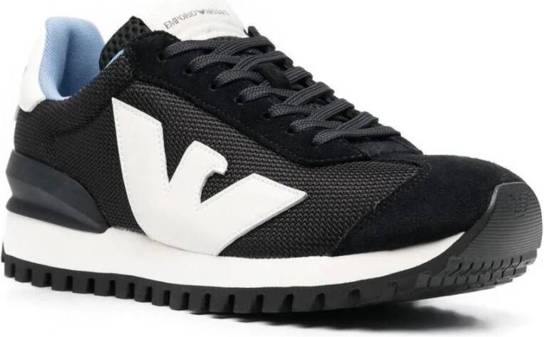 Emporio Armani Sneakers Blauw Heren