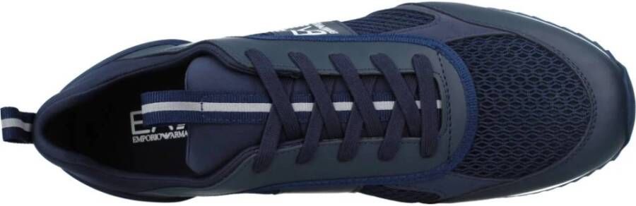 Emporio Armani Moderne Stijl Sneakers Blue Heren