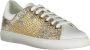 Emporio Armani Gouden glanzende sportschoenen met veters Yellow Dames - Thumbnail 2