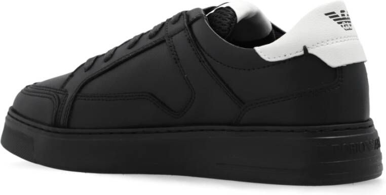 Emporio Armani Sneakers met logo Black Heren