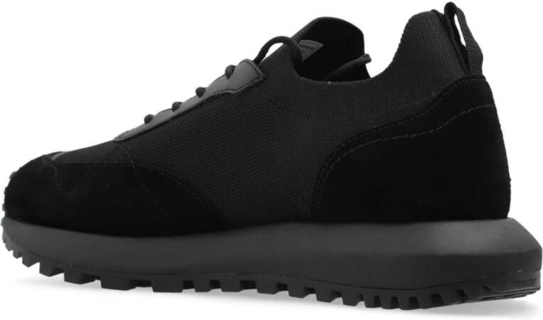 Emporio Armani Sneakers met logo Black Heren