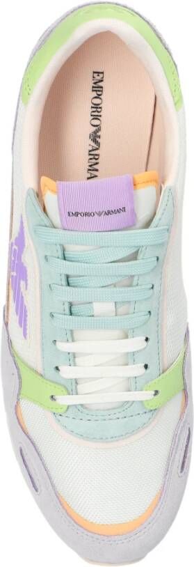 Emporio Armani Sneakers met logo Multicolor Dames