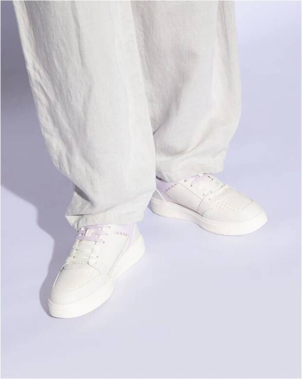 Emporio Armani Sneakers met logo White Dames