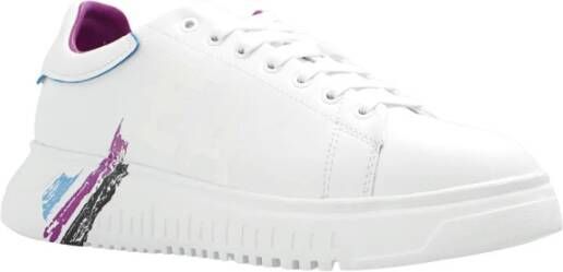 Emporio Armani Sneakers met logo Wit Dames