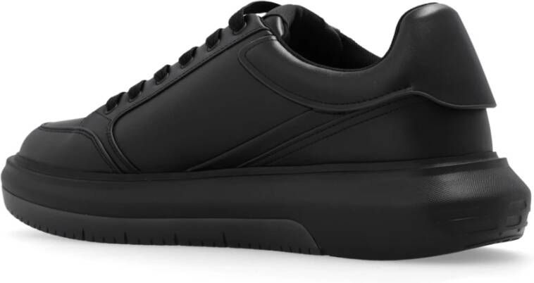 Emporio Armani Sneakers met logo Zwart Heren