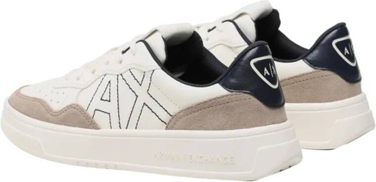 Emporio Armani Sneakers met suède inzetstukken Multicolor Heren
