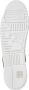 Emporio Armani Leren Sneakers met Geribbelde Rubberen Zool White Heren - Thumbnail 6