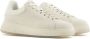 Emporio Armani Leren Sneakers met Rubberen Zool White Heren - Thumbnail 4